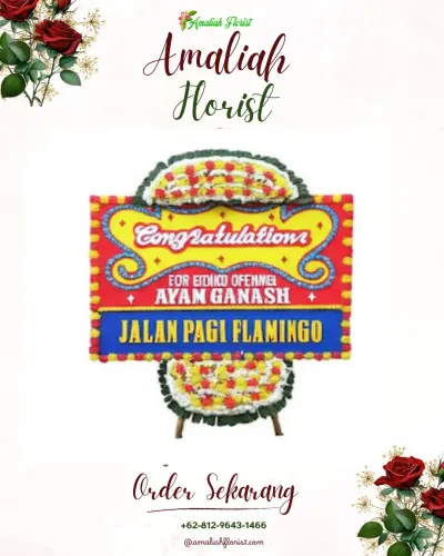 Bunga Papan Congratulation di Daon
